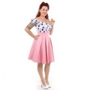 BNWT Pinup Couture Jun Skirt LARGE.